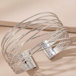 Pulseira Prateada Escrava